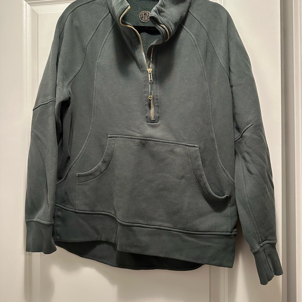 lululemon athletica Women’s  Scuba Oversized Funnel-Neck Half Zip *Long size M/L
